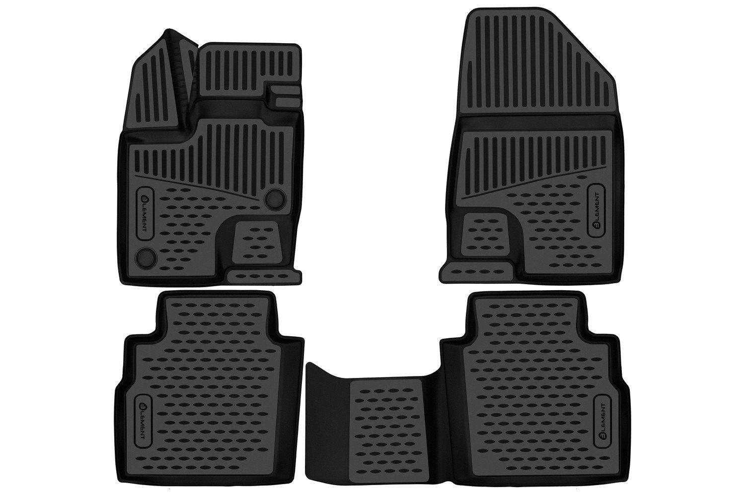 3 389 р. Коврики 3D в салон подходят для HAVAL F7 2024 - 4шт. (полиуретан)  Хавал Ф7 Element element3dan0715210k  с доставкой в г. Пермь