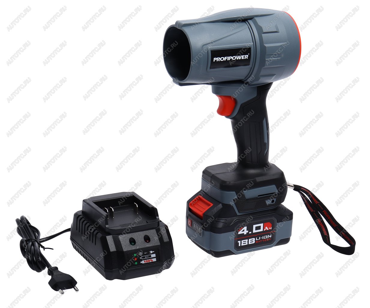 5 249 р. Воздуходувка аккумуляторная 18.0В 4.0Ач (1АКБ Li-Ion) PROFIPOWER PROFIPOWER dwdub-18v  с доставкой в г. Пермь