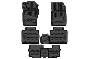Коврики 3D в салон подходят для HAVAL H9 2024 - 5шт. (полиуретан)  Хавал Н9 Element element3dan0935210k