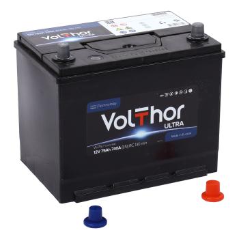 Аккумулятор VOLTHOR Ultra 75Ач обратная полярность VOLTHOR 6ст75(0) 57529 d26