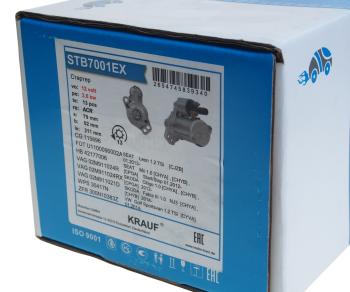 9 799 р. Стартер VW Golf (03-13),Tiguan (07-) AUDI A3 (03-13),Q3 (11-) SKODA Octavia (04-) KRAUF KRAUF stb7001ex  с доставкой в г. Пермь. Увеличить фотографию 6
