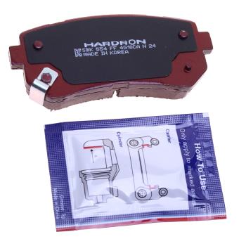 2 499 р. Колодки тормозные HYUNDAI i30 KIA Ceed,Rio (05-) задние (4шт.) HARDRON SANGSIN SANGSIN hp1187  с доставкой в г. Пермь. Увеличить фотографию 2