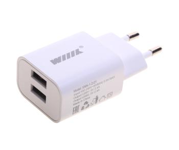339 р. Устройство зарядное в розетку 2USB WIIIX WIIIX unn-1-2-01  с доставкой в г. Пермь. Увеличить фотографию 1