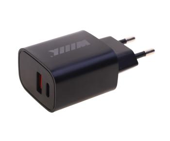 389 р. Устройство зарядное в розетку 2USB WIIIX WIIIX unn-1-2-04 black  с доставкой в г. Пермь. Увеличить фотографию 1