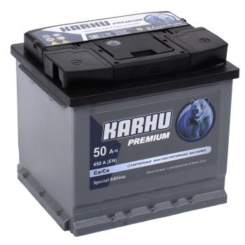 6 999 р. Аккумулятор KARHU Premium 50Ач обратная полярность KAINAR 6ст50(0)  с доставкой в г. Пермь. Увеличить фотографию 2