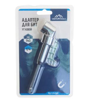 Адаптер-переходник для шуруповерта 14(F) угловой VERTEXTOOLS VERTEXTOOLS рд-14-140