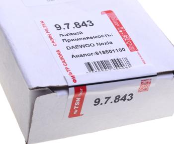 273 р. Фильтр воздушный салона DAEWOO Nexia (95-) TSN TSN 9.7.843  с доставкой в г. Пермь. Увеличить фотографию 4