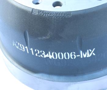 11 299 р. Барабан тормозной SITRAK HOWO задний MOVELEX MOVELEX az9112340006-mx  с доставкой в г. Пермь. Увеличить фотографию 6