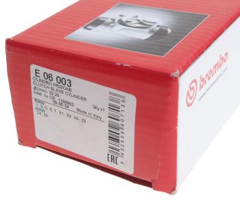 3 299 р. Цилиндр сцепления рабочий BMW 5 (E34) BREMBO BREMBO e06003 BREMBO e06003  с доставкой в г. Пермь. Увеличить фотографию 3