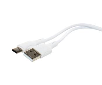 114 р. Кабель USB Type C 1м BOROFONE BOROFONE bx80 белый BOROFONE bx80 белый  с доставкой в г. Пермь. Увеличить фотографию 2
