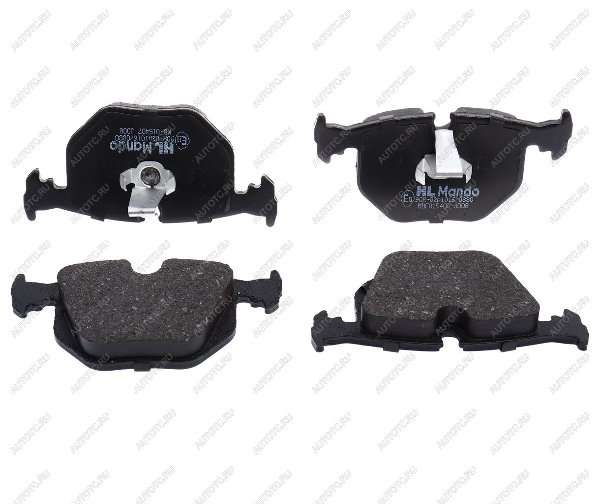 1 699 р. Колодки тормозные BMW X3 (E83),X5 (E53),E46 (2.53.0) задние (4шт.) MANDO MANDO mbf015407  с доставкой в г. Пермь