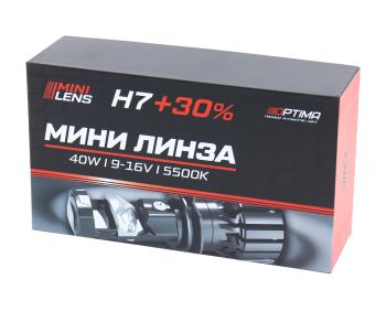 5 399 р. Лампа светодиодная 1224V H7 PX26d 5500K (2шт.) линза OPTIMA OPTIMA ml-h7-40-30  с доставкой в г. Пермь. Увеличить фотографию 5