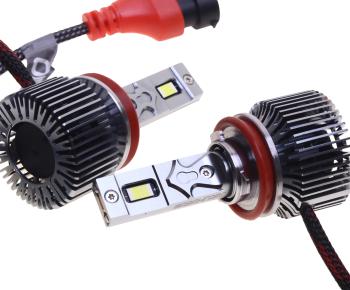 5 449 р. Лампа светодиодная 1224V H11 PGJ19-2 5500K (2шт.) OPTIMA OPTIMA a-h11  с доставкой в г. Пермь. Увеличить фотографию 3