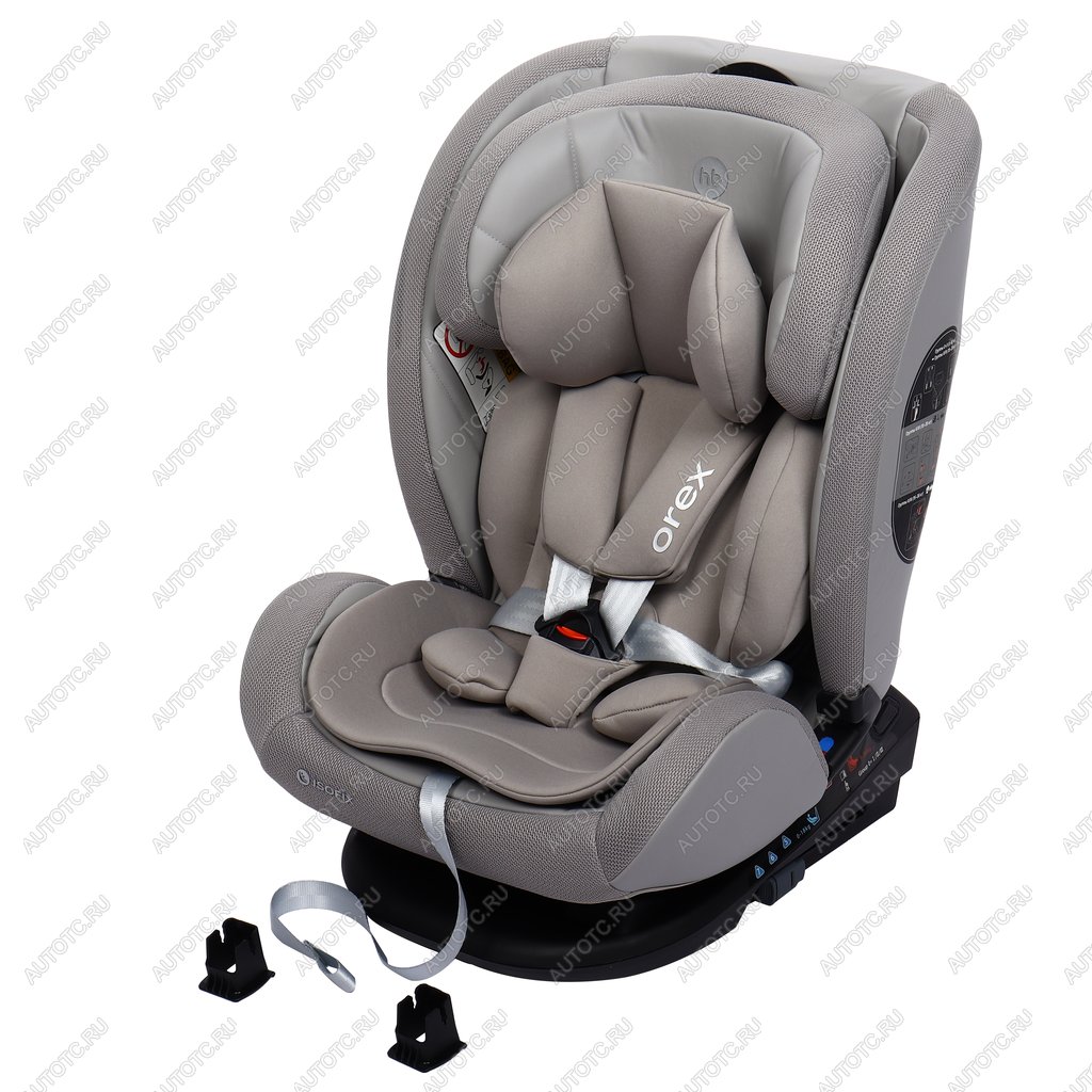 15 999 р. Автокресло детское 0-36кг (0+I-ll-IlI) 0-12лет grey OREX Isofix HAPPY BABY HAPPY BABY 4690624127625 HAPPY BABY 4690624127625  с доставкой в г. Пермь