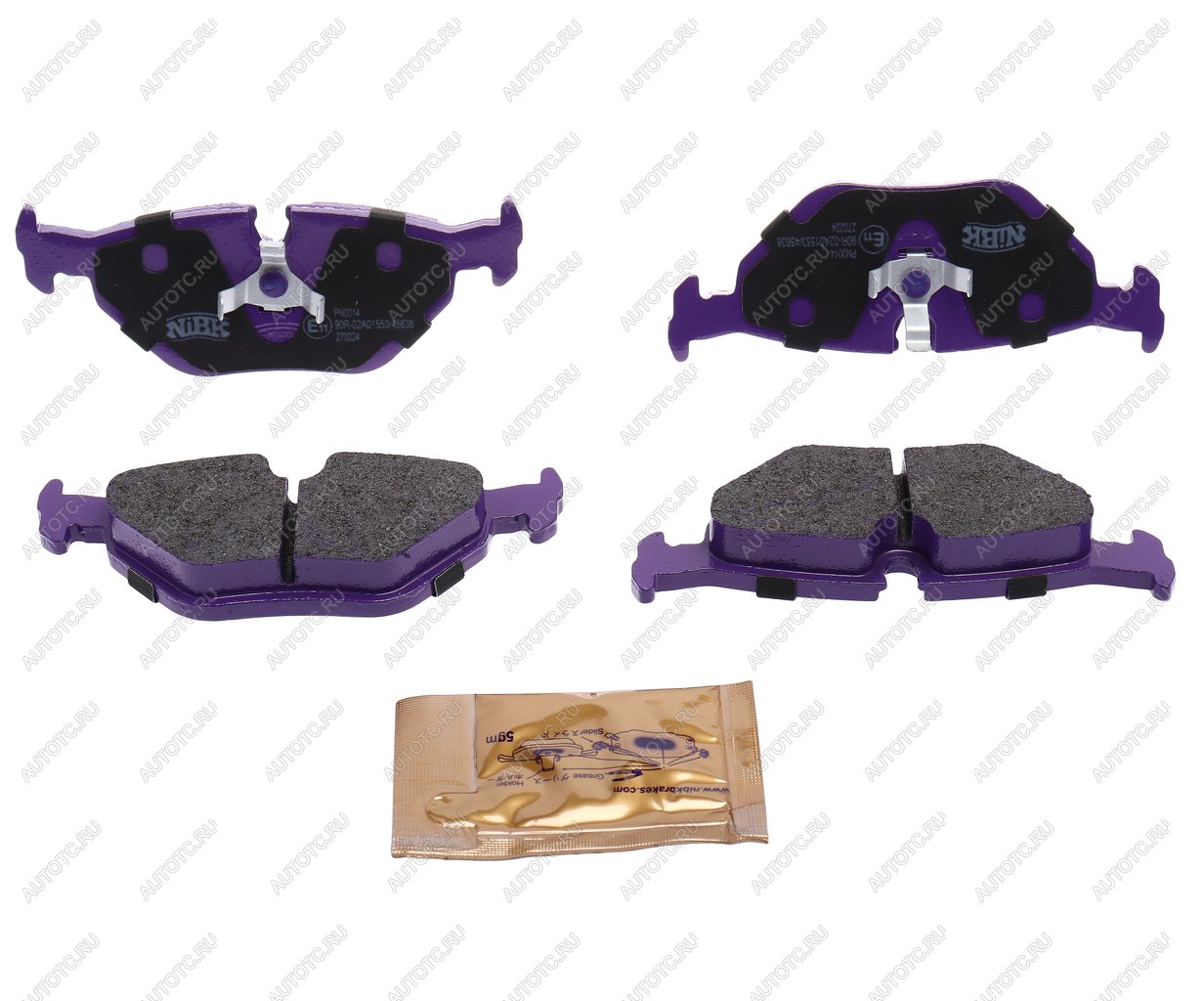 2 999 р. Колодки тормозные BMW 3 (E36,E46),Z3,Z4 (E85) (98-) задние (4шт.) NIBK NIBK pn0014 NIBK pn0014  с доставкой в г. Пермь