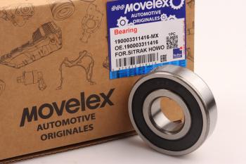 299 р. Подшипник SITRAK HOWO маховика (25х62х17мм) MOVELEX MOVELEX 190003311416-mx MOVELEX 190003311416-mx  с доставкой в г. Пермь. Увеличить фотографию 1