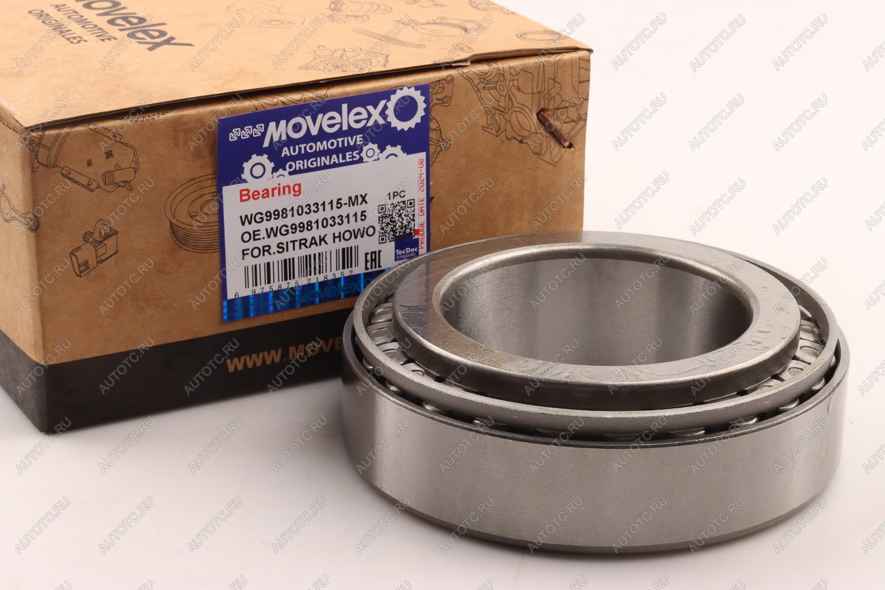 1 389 р. Подшипник редуктора SITRAK HOWO заднего моста MOVELEX MOVELEX wg9981033115-mx MOVELEX wg9981033115-mx  с доставкой в г. Пермь