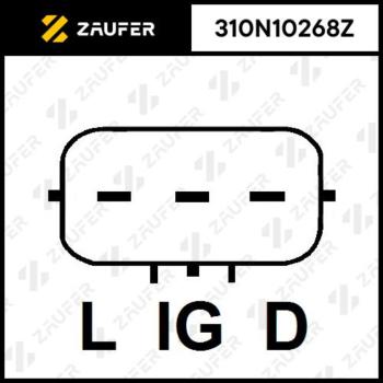2 269 р. Регулятор CHERY Tiggo напряжения генератора ZAUFER ZAUFER 310n10268z ZAUFER 310n10268z  с доставкой в г. Пермь. Увеличить фотографию 3