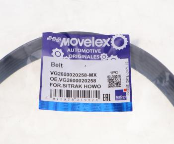 439 р. Ремень приводной поликлиновой 6PK794 SITRAK HOWO MOVELEX MOVELEX vg2600020258-mx MOVELEX vg2600020258-mx  с доставкой в г. Пермь. Увеличить фотографию 3