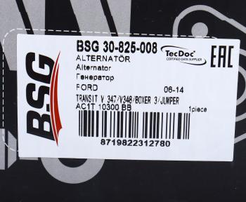 22 749 р. Генератор FORD Transit BSG BSG bsg30825008 BSG bsg30825008  с доставкой в г. Пермь. Увеличить фотографию 5