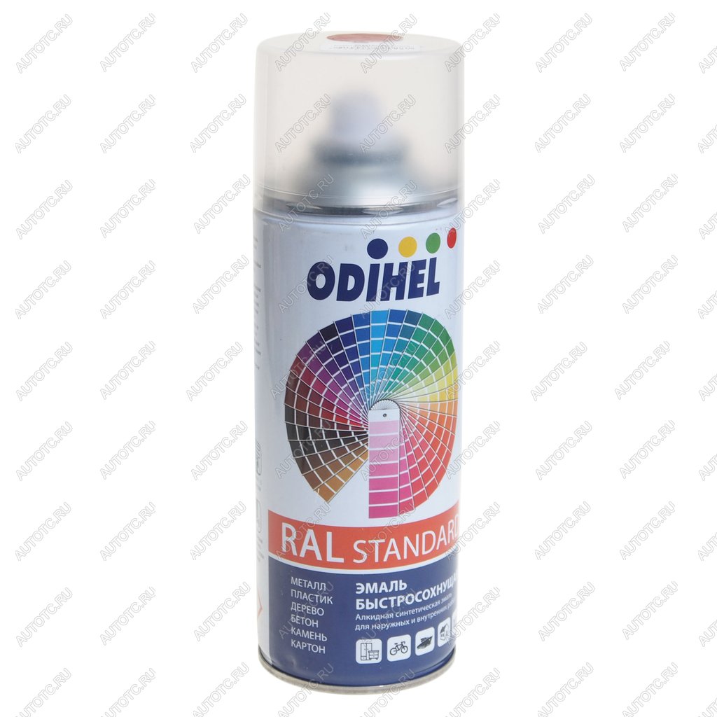 299 р. Краска коричнево-красная RAL3011 алкидная аэрозоль 520мл ODIHEL ODIHEL ral3011a ODIHEL ral3011a  с доставкой в г. Пермь