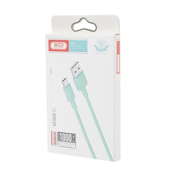 133 р. Кабель USB Type C 1м зеленый XO XO nb156 green  с доставкой в г. Пермь. Увеличить фотографию 3