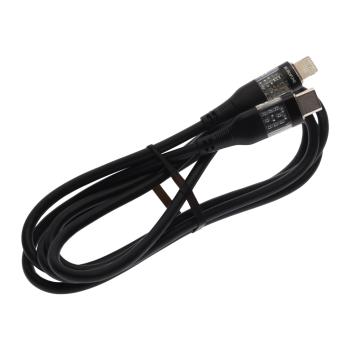 379 р. Кабель iPhone (5-)-USB Type C 1.2м BOROFONE BOROFONE bu37 black  с доставкой в г. Пермь. Увеличить фотографию 2