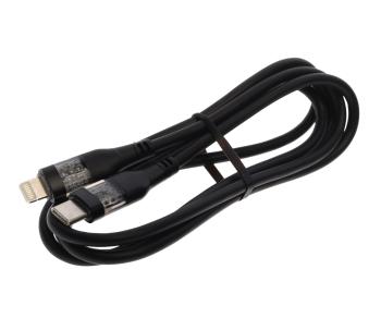 379 р. Кабель iPhone (5-)-USB Type C 1.2м BOROFONE BOROFONE bu37 black  с доставкой в г. Пермь. Увеличить фотографию 1