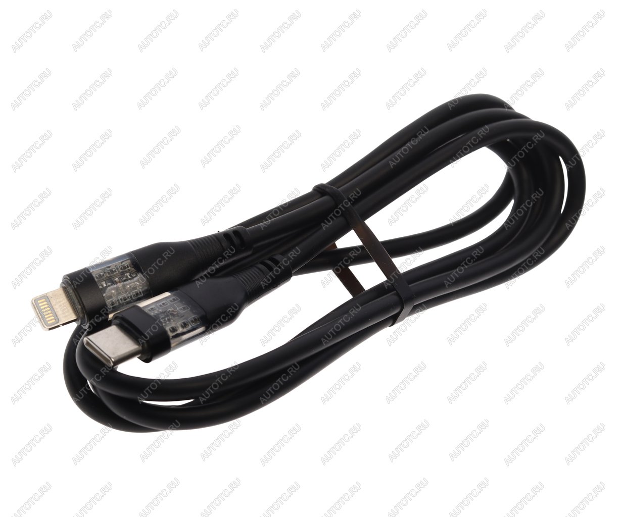 379 р. Кабель iPhone (5-)-USB Type C 1.2м BOROFONE BOROFONE bu37 black  с доставкой в г. Пермь