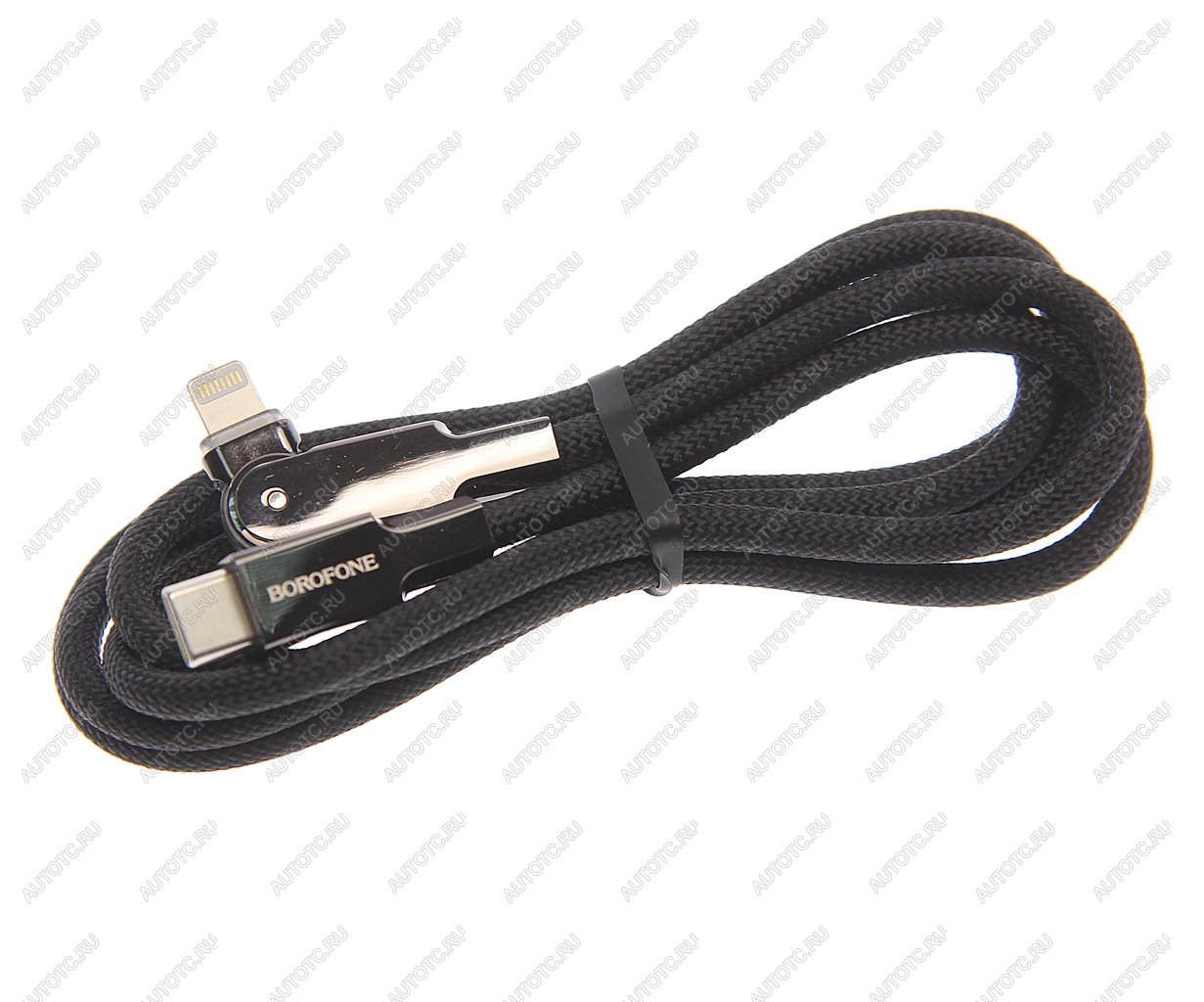 379 р. Кабель iPhone (5-)-USB Type C 1.2м BOROFONE BOROFONE bu41 black  с доставкой в г. Пермь