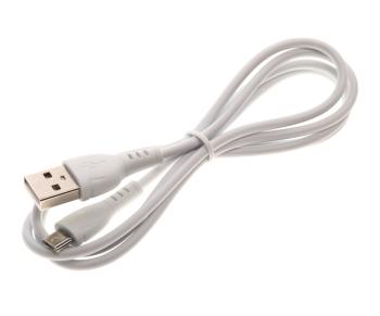 97 р. Кабель USB Type C 1м BOROFONE BOROFONE bx51 белый  с доставкой в г. Пермь. Увеличить фотографию 1