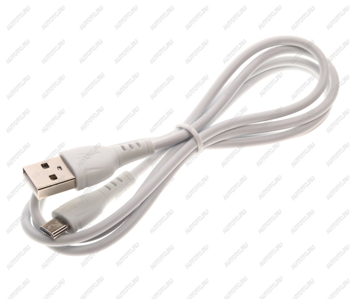 97 р. Кабель USB Type C 1м BOROFONE BOROFONE bx51 белый  с доставкой в г. Пермь