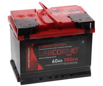 9 199 р. Аккумулятор UNICORN Red EFB 60Ач UNICORN 6ст60(1)  с доставкой в г. Пермь. Увеличить фотографию 1