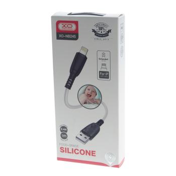 241 р. Кабель USB Type C 1м XO XO nb245 white  с доставкой в г. Пермь. Увеличить фотографию 2