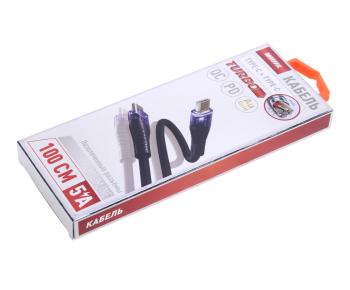 499 р. Кабель USB Type C 1м WIIIX WIIIX cb-805tc-tc-gh-10b  с доставкой в г. Пермь. Увеличить фотографию 2