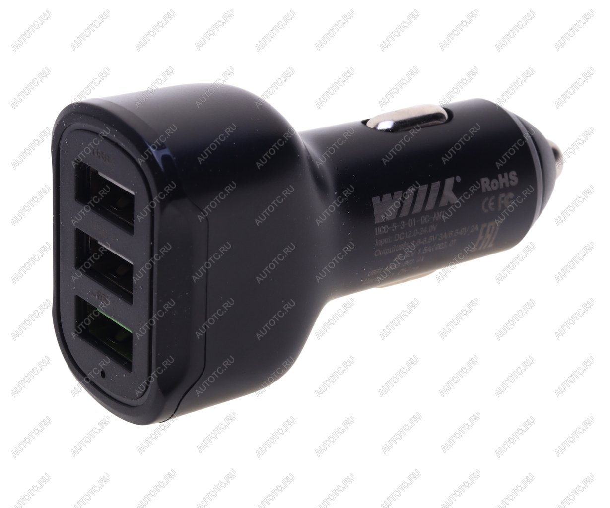 459 р. Устройство зарядное в прикуриватель 3USB 12V WIIIX WIIIX ucc-5-3-01-qc-ant  с доставкой в г. Пермь