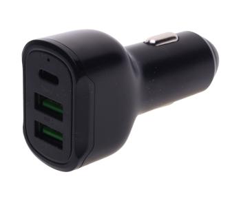 699 р. Устройство зарядное в прикуриватель 3USB 12V WIIIX WIIIX ucc-5-3-01-qcpd-ant  с доставкой в г. Пермь. Увеличить фотографию 1