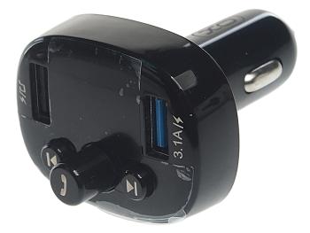Устройство зарядное в прикуриватель с трансмиттером (bluetooth,hands free) черное XO XO bcc02 black