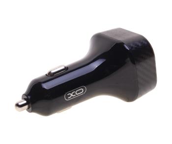 1 039 р. Устройство зарядное в прикуриватель с трансмиттером (bluetooth,hands free) XO XO bcc17 black  с доставкой в г. Пермь. Увеличить фотографию 2