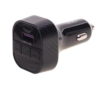 1 039 р. Устройство зарядное в прикуриватель с трансмиттером (bluetooth,hands free) XO XO bcc17 black  с доставкой в г. Пермь. Увеличить фотографию 1