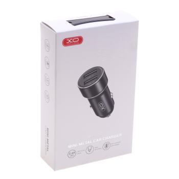 299 р. Устройство зарядное в прикуриватель 2USB 12V XO XO cc53 black  с доставкой в г. Пермь. Увеличить фотографию 3