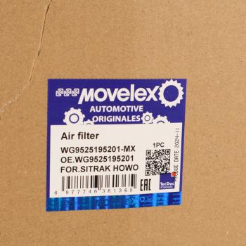 2 889 р. Фильтр воздушный SITRAK HOWO MOVELEX MOVELEX wg9525195201-mx  с доставкой в г. Пермь. Увеличить фотографию 5