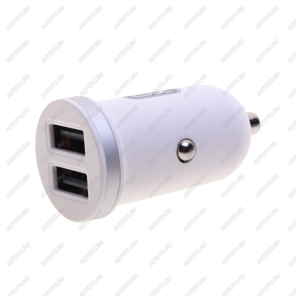 299 р. Устройство зарядное в прикуриватель 2USB 12V XO XO cc18 white  с доставкой в г. Пермь