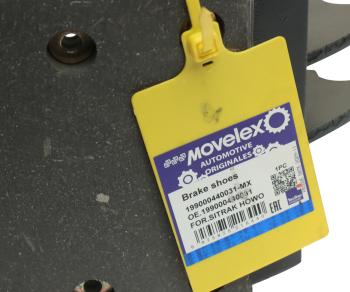 2 799 р. Колодка тормозная SITRAK HOWO передние с накладками (1шт.) MOVELEX MOVELEX 199000440031-mx  с доставкой в г. Пермь. Увеличить фотографию 5