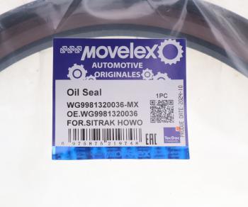 789 р. Сальник SITRAK HOWO хвостовика редуктора (85x145x36) (мост AC13) MOVELEX MOVELEX wg9981320036-mx  с доставкой в г. Пермь. Увеличить фотографию 3