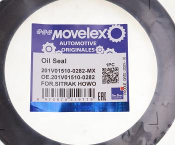 679 р. Сальник коленвала SITRAK HOWO дв.MC11,MC13 передний (100х130х12) MOVELEX MOVELEX 201v015100282-mx  с доставкой в г. Пермь. Увеличить фотографию 3