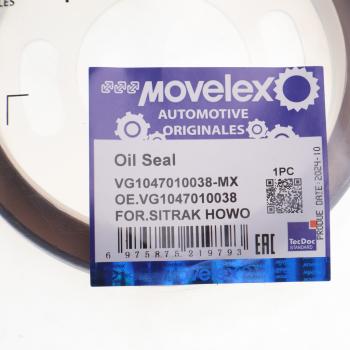 429 р. Сальник коленвала SITRAK HOWO дв.WP10 передний (95х115х12) MOVELEX MOVELEX vg1047010038-mx  с доставкой в г. Пермь. Увеличить фотографию 3