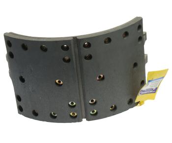 3 399 р. Колодки тормозные SITRAK HOWO задние с накладками (1шт.) MOVELEX MOVELEX az9231342072-mx  с доставкой в г. Пермь. Увеличить фотографию 1