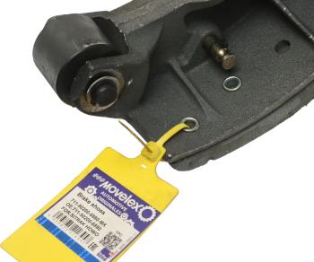 3 499 р. Колодка тормозная SITRAK HOWO передняя правая с накладками (мост VGD95) (1шт.) MOVELEX MOVELEX 711502006880-mx  с доставкой в г. Пермь. Увеличить фотографию 5