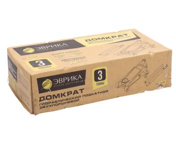 10 999 р. Домкрат подкатной 3т 140-460мм двухпоршневой ЭВРИКА ЭВРИКА er-81020  с доставкой в г. Пермь. Увеличить фотографию 3